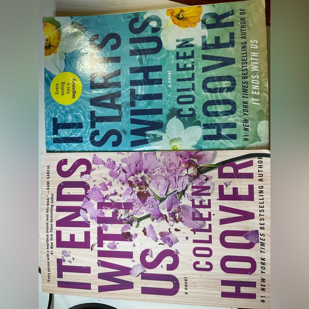 colleen hoover books it ends with us and it starts with us
